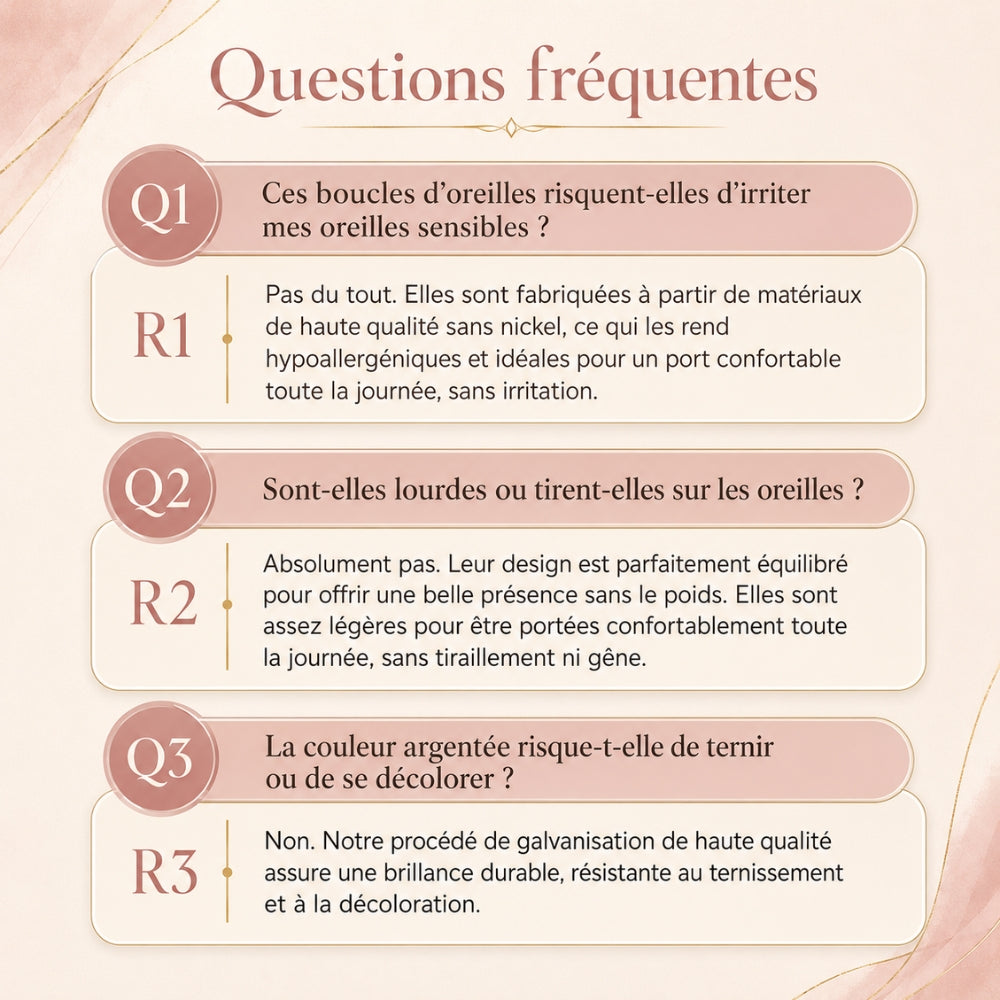 Créoles pour femme