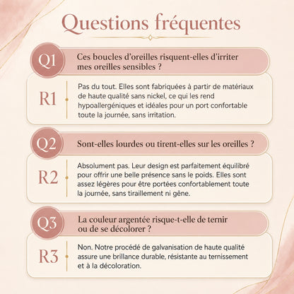 Créoles pour femme