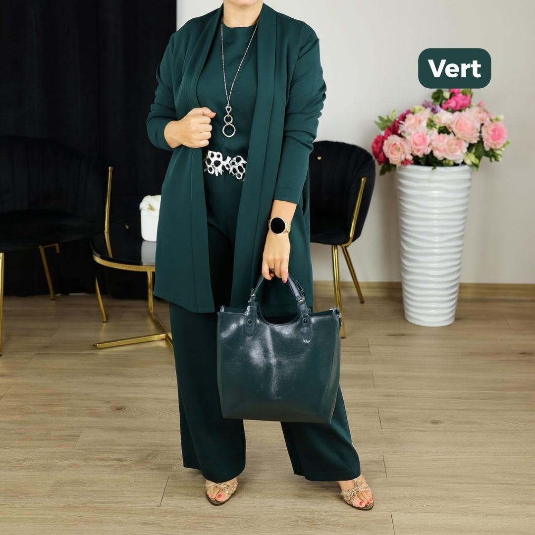 Cardigan haut et pantalon