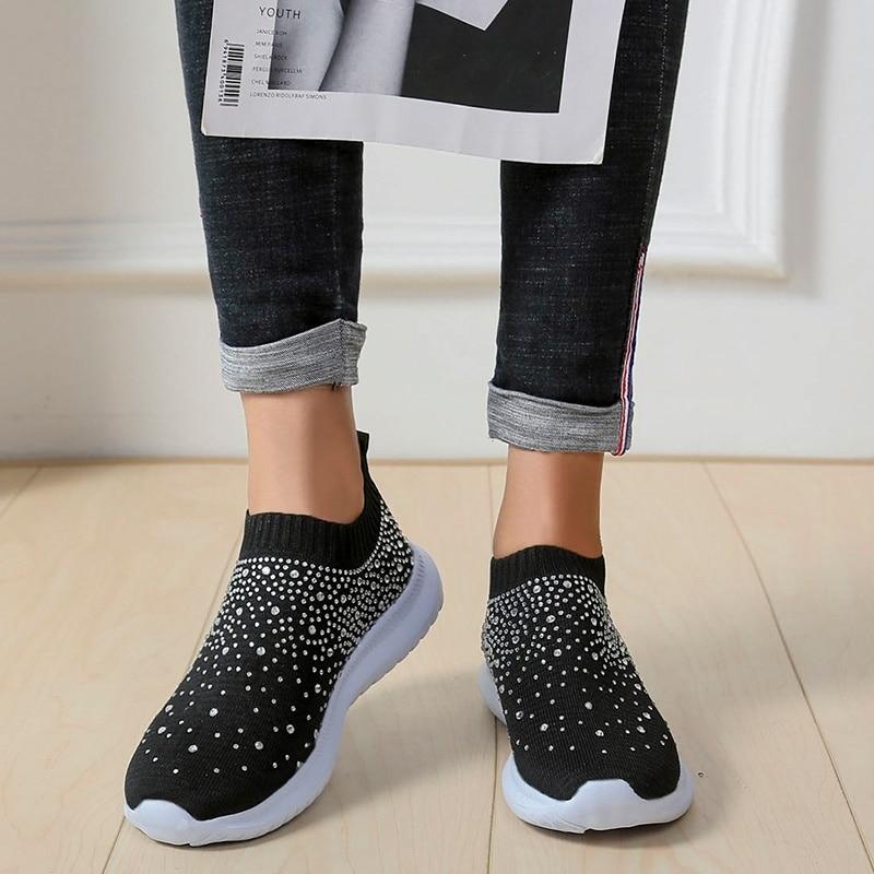 Baskets chaussettes femme