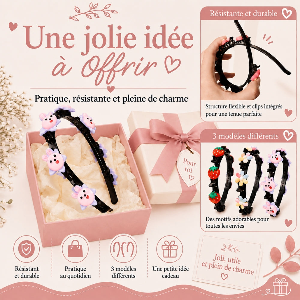 Serre-tête pour fille